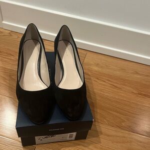 Cole Haan Justine pump - black suede 8.5